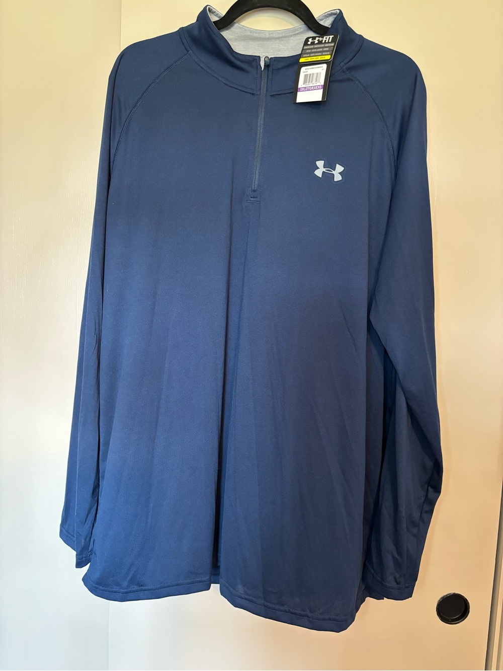 Under Armour Navy Blue Men’s Quarter-Zip Performance Pullover size 2XL